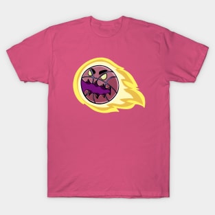 Basketball zombie burns in flight towards the basket T-Shirt